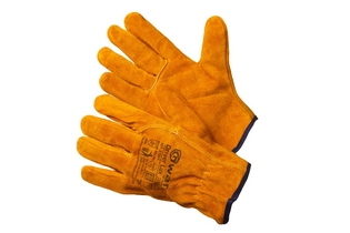Перчатки сварочные GWARD Driver Lux оранжевые (огнеупорная нить)