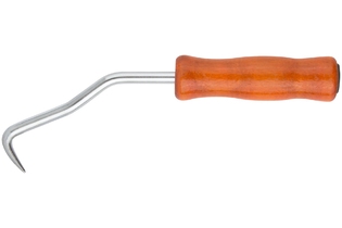 Крюк для вязки арматуры, деревянная ручка 220 мм (68151)